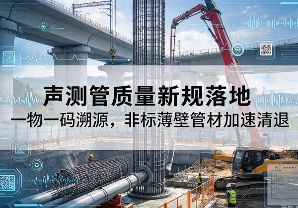 奈曼旗声测管质量新规落地，一物一码溯源，非标薄壁管材加速清退